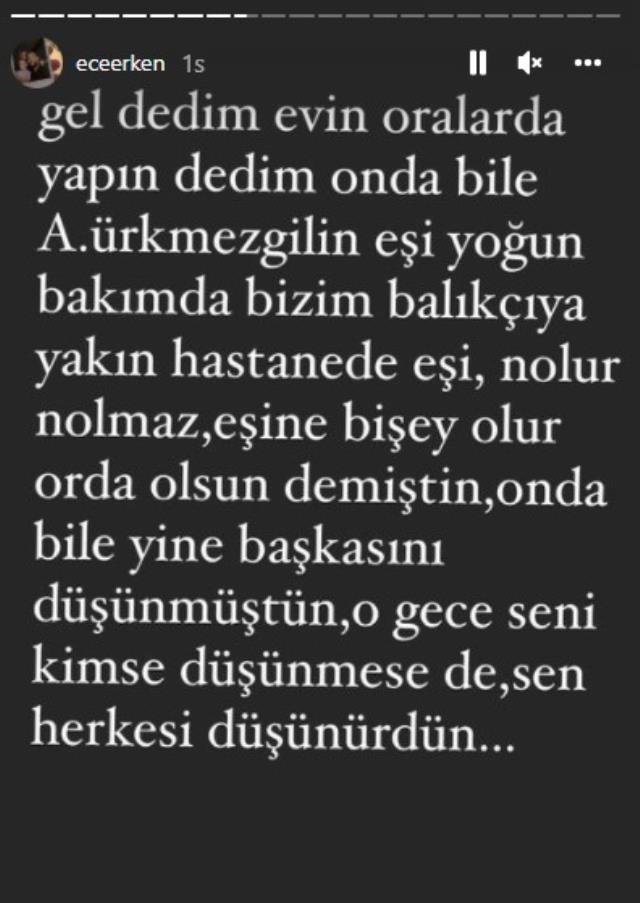 Eşi Şafak Mahmutyazıcıoğlu'nun ölümüyle yıkılan Ece Erken, peş peşe paylaşım yaparak içini döktü