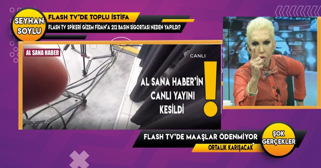 FLASH’A REST ÇEKEN SEYHAN SOYLU SONRASI KANALDA TOPLU İSTİFA